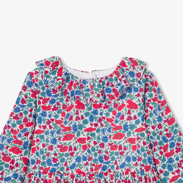 Liberty荷葉領洋裝