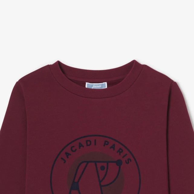 可愛狗印圖套頭上衣