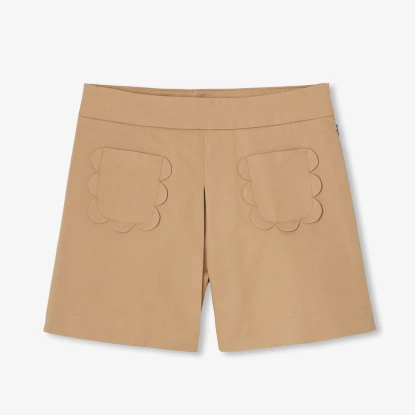 巴黎風格女童寬褲裙