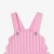 嬰兒條紋花瓣吊帶褲