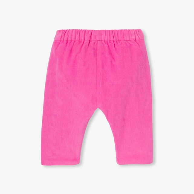 嬰兒天鵝絨舒適長褲