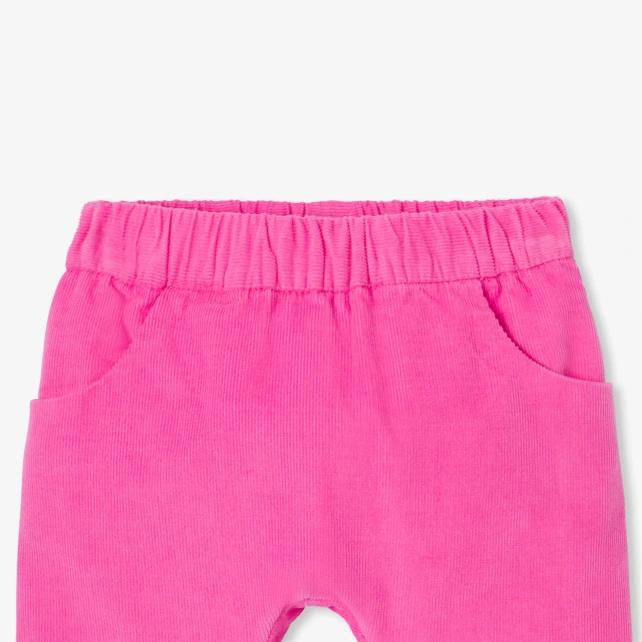 嬰兒天鵝絨舒適長褲