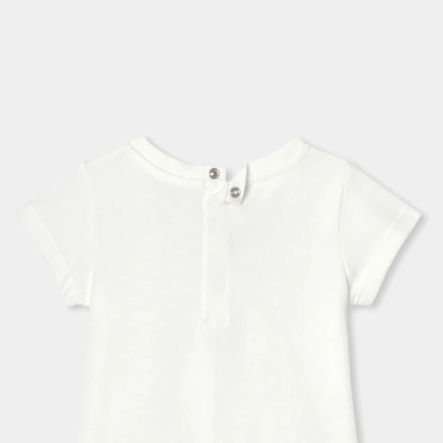 女寶寶貓咪印花T恤