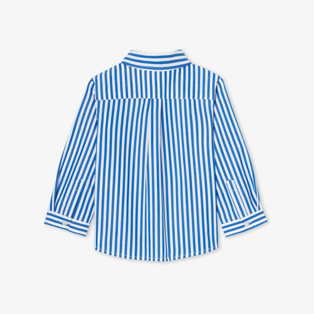 巴黎鐵塔徽章條紋襯衫