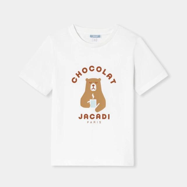 趣味小熊印花T恤