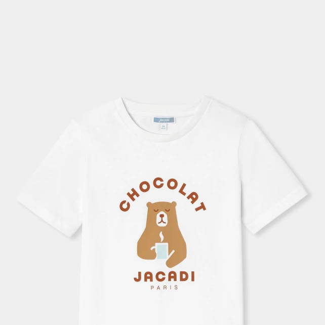 趣味小熊印花T恤