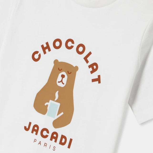 趣味小熊印花T恤