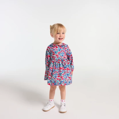 Robe bébé fille en tissu Liberty