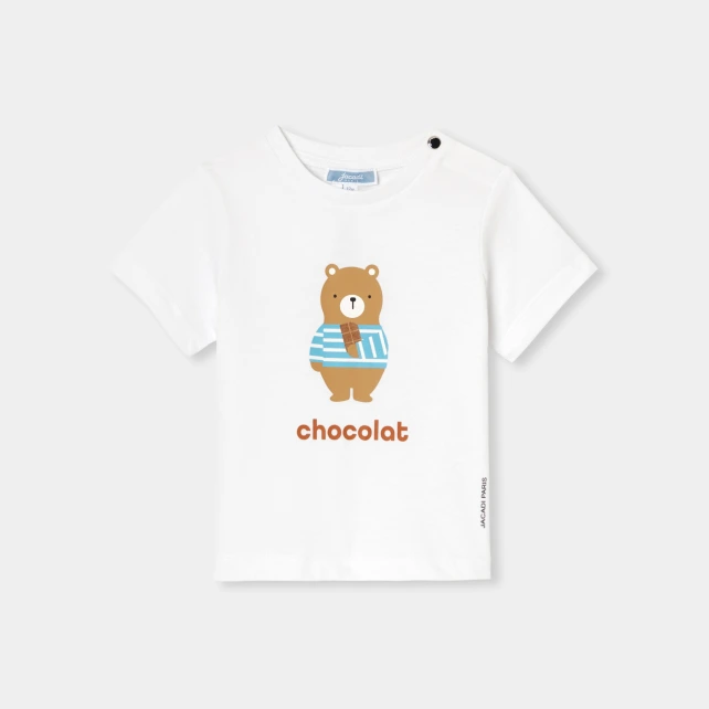 男寶寶小熊印花T恤