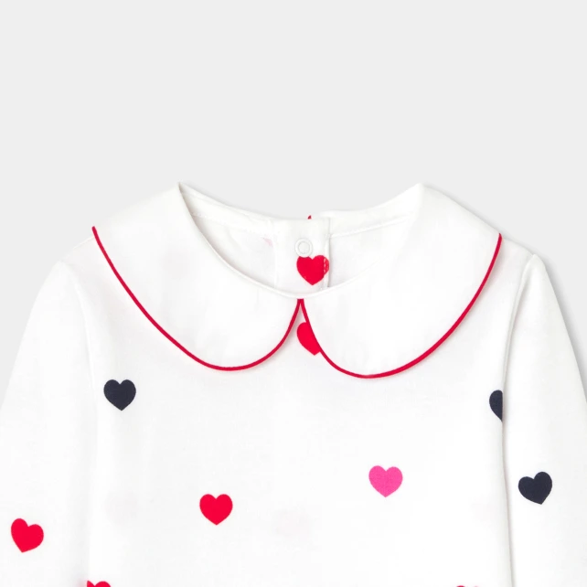 愛心印花連身衣