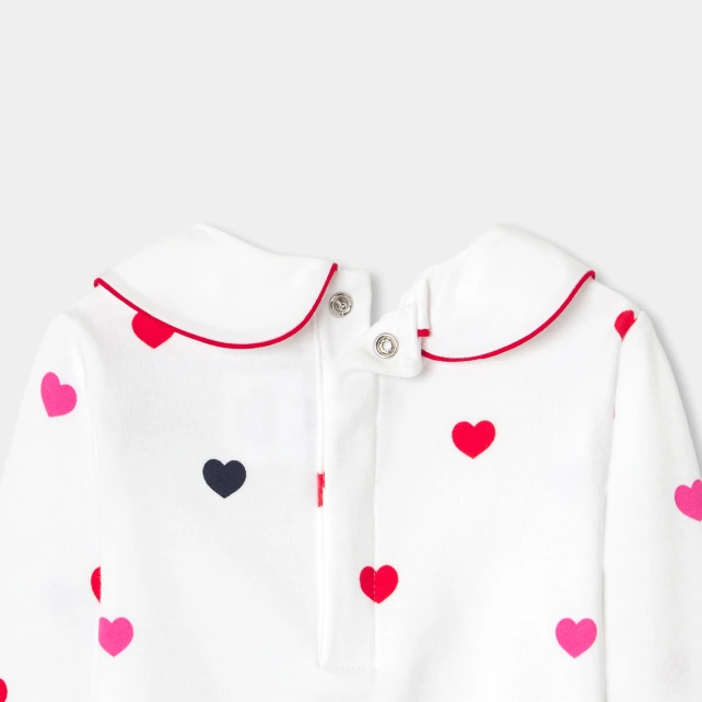 愛心印花連身衣