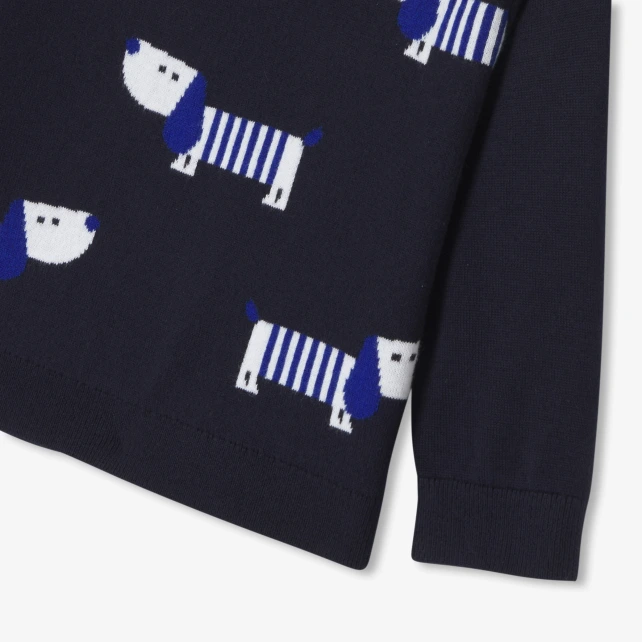 可愛小狗針織線衫