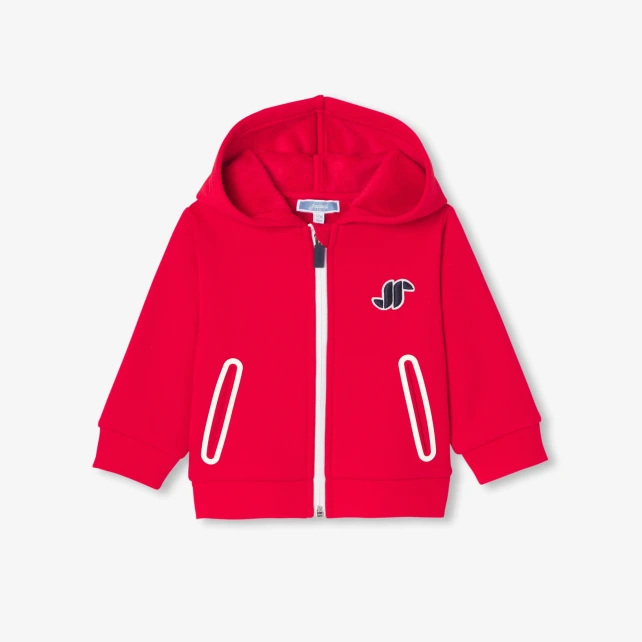 男寶寶連帽開襟外套