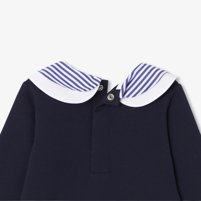 花瓣領法式風格洋裝