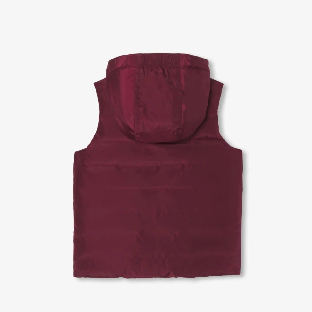 兩面穿連帽鋪棉背心