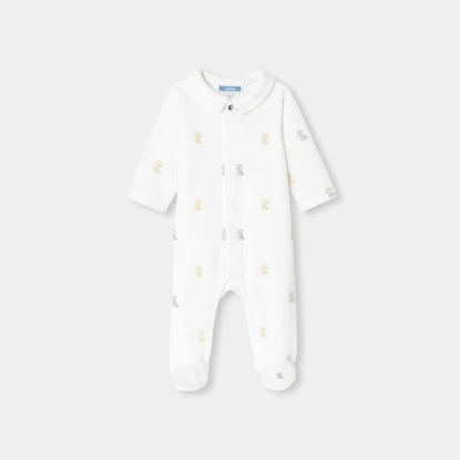 柔軟小熊圖案兔裝