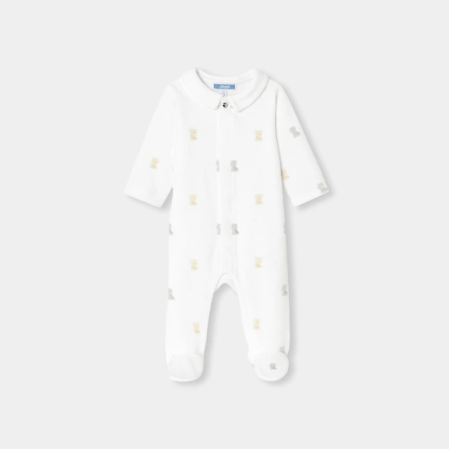 柔軟小熊圖案兔裝