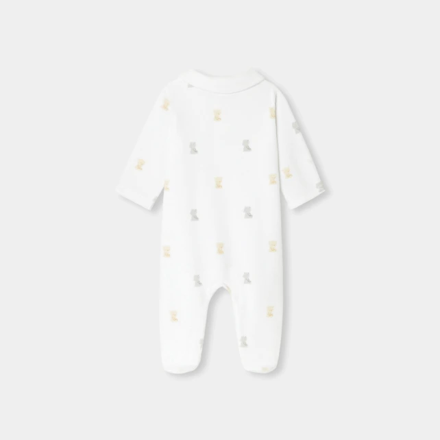 柔軟小熊圖案兔裝