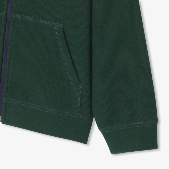 校園風連帽開襟外套