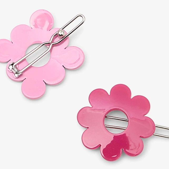 女童可愛花朵髮夾組