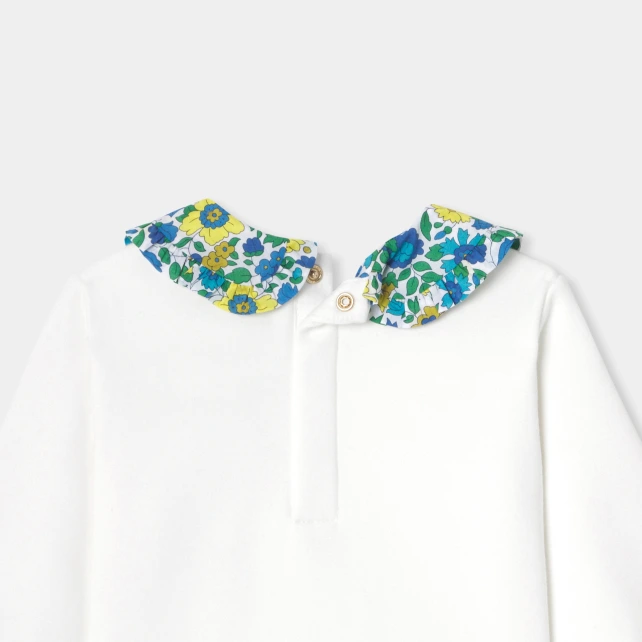 Liberty花瓣領套頭上衣