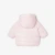 粉色花瓣保暖外套