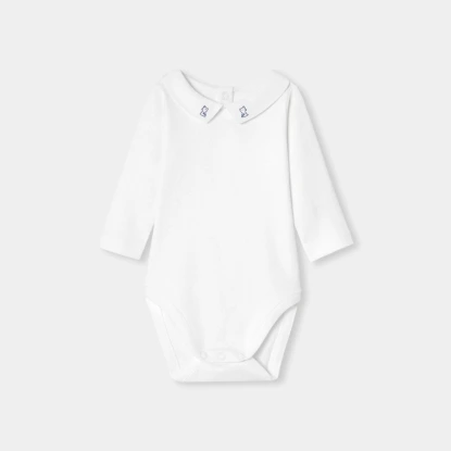 手工刺繡領連身衣