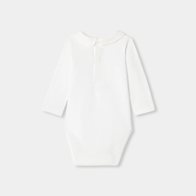 手工刺繡領連身衣