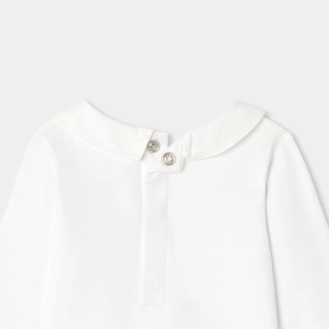 手工刺繡領連身衣