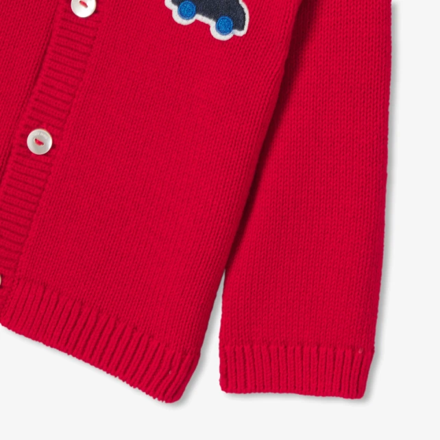 汽車貼布開襟線衫