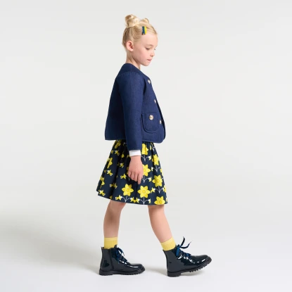 水仙花細條絨短裙