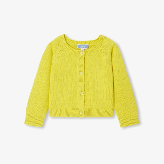 羊絨混紡開襟毛衣