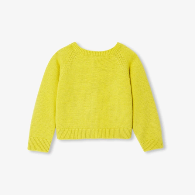 羊絨混紡開襟毛衣