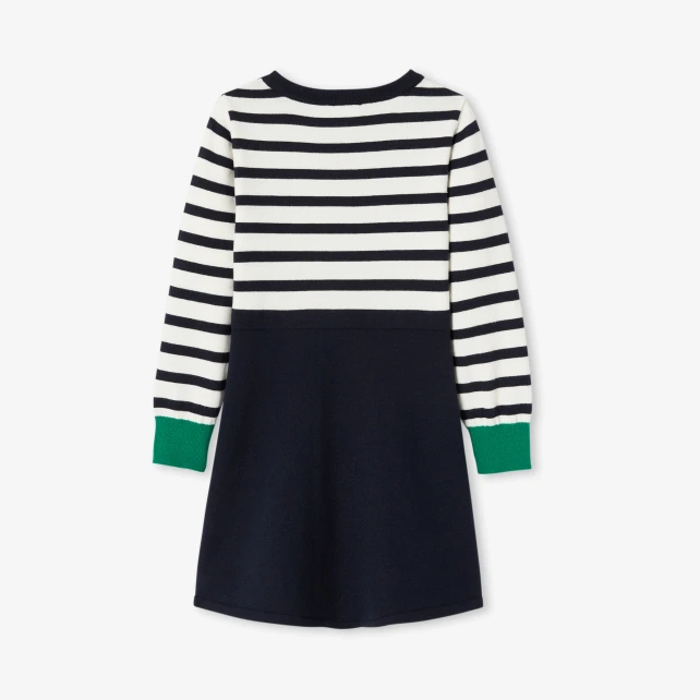 條紋針織洋裝