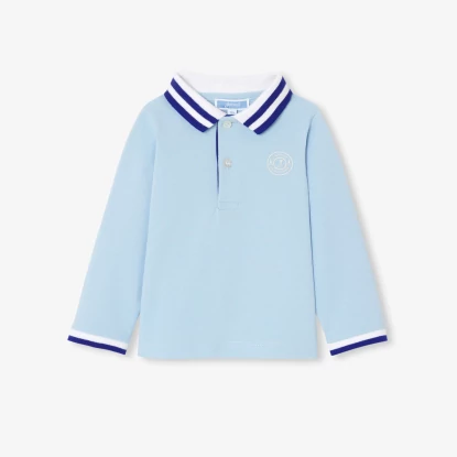 經典素色長袖Polo