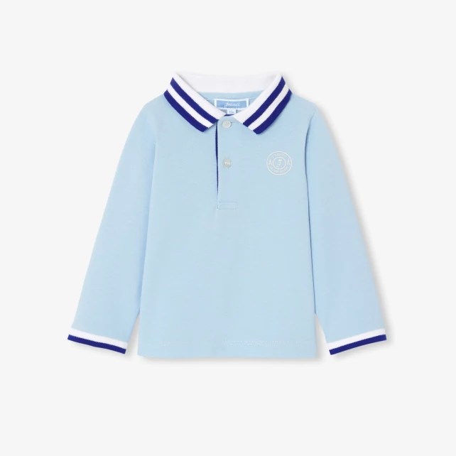 經典素色長袖Polo