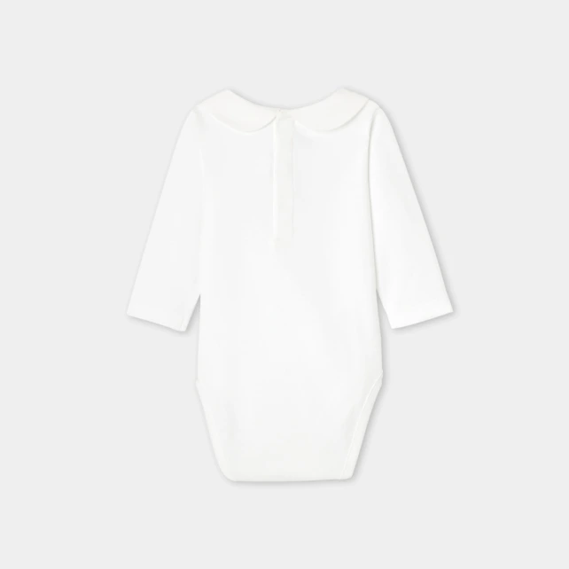 愛心刺繡領連身內衣