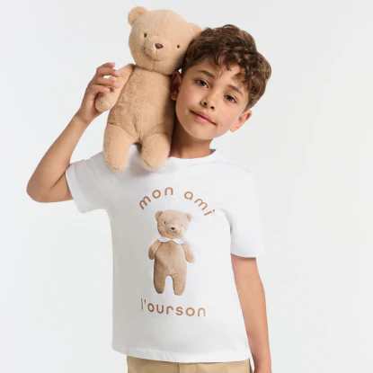 T-shirt enfant garçon en coton