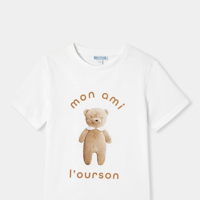 男童小熊圖案T恤