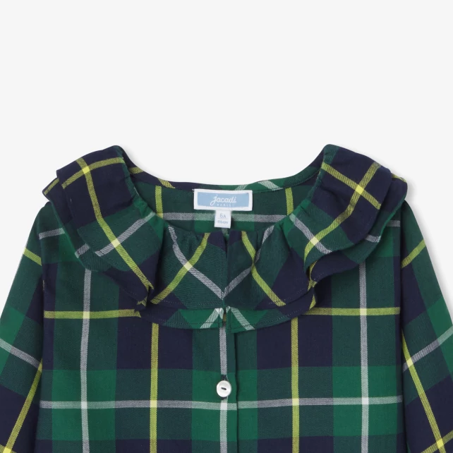 法蘭絨格紋襯衫