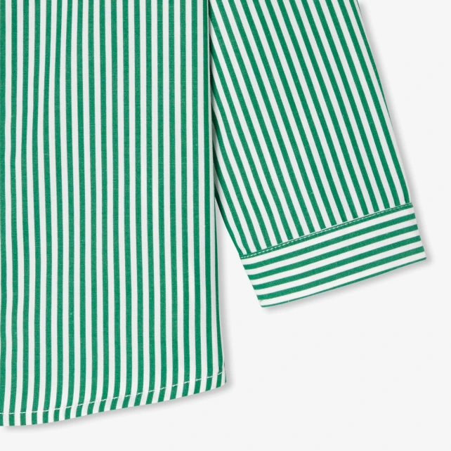 學院風條紋襯衫