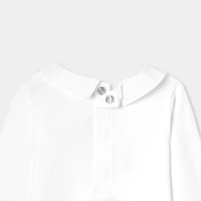 手工刺繡領連身衣