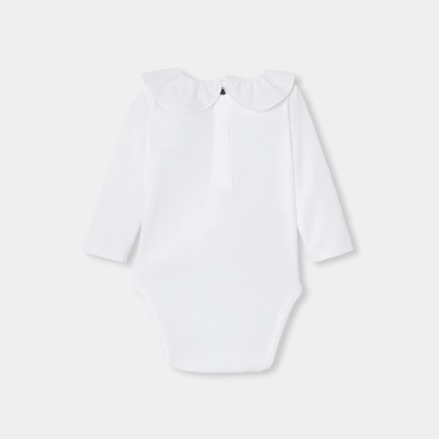 愛心刺繡領連身內衣