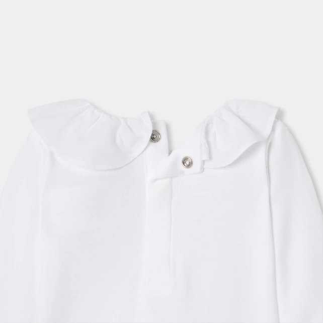 愛心刺繡領連身內衣