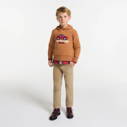 直筒燈芯絨長褲