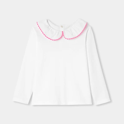 彼得潘領滾邊T恤