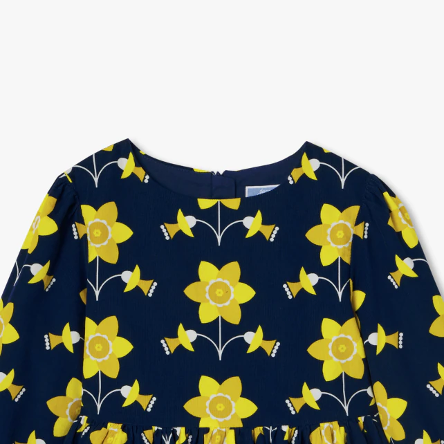 水仙花細條絨洋裝