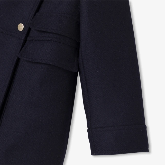 英倫風羊毛大衣