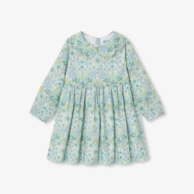 Liberty花瓣領洋裝