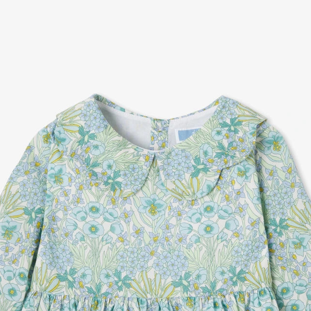 Liberty花瓣領洋裝